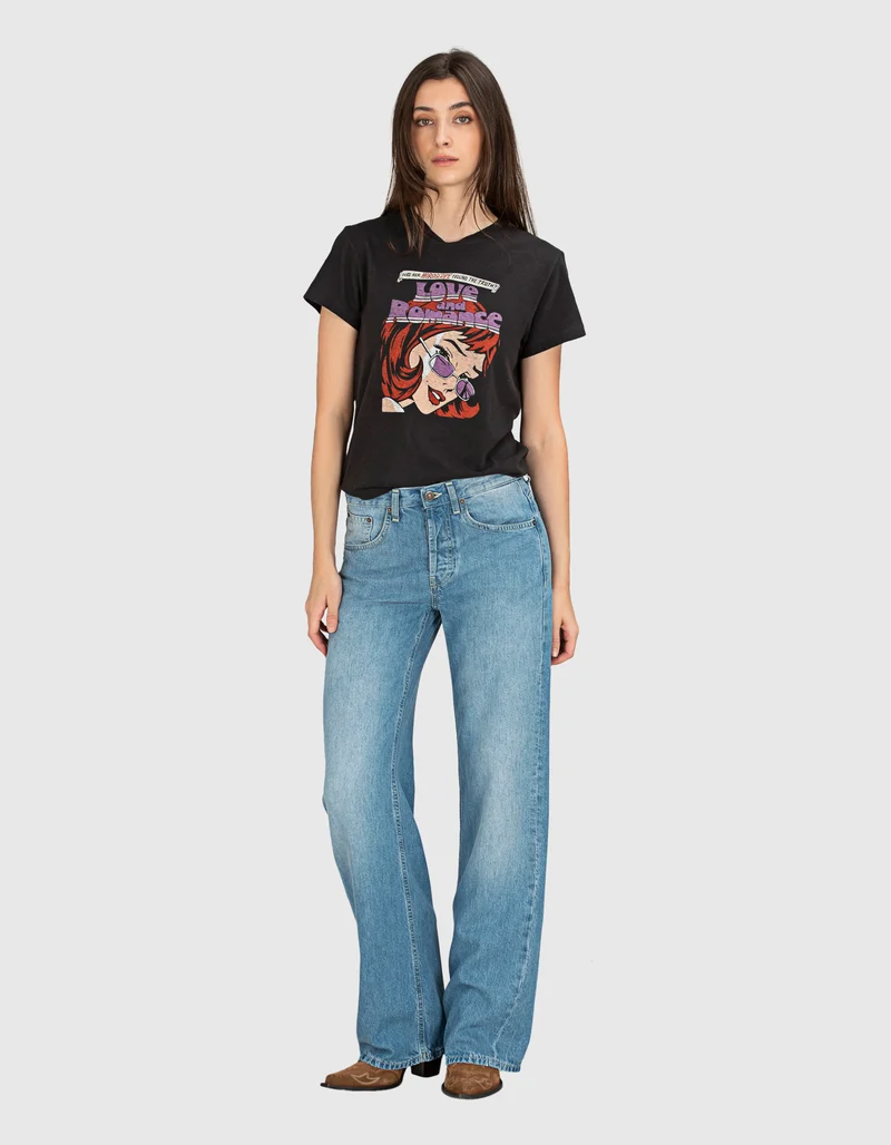 Bedrucktes T-Shirt