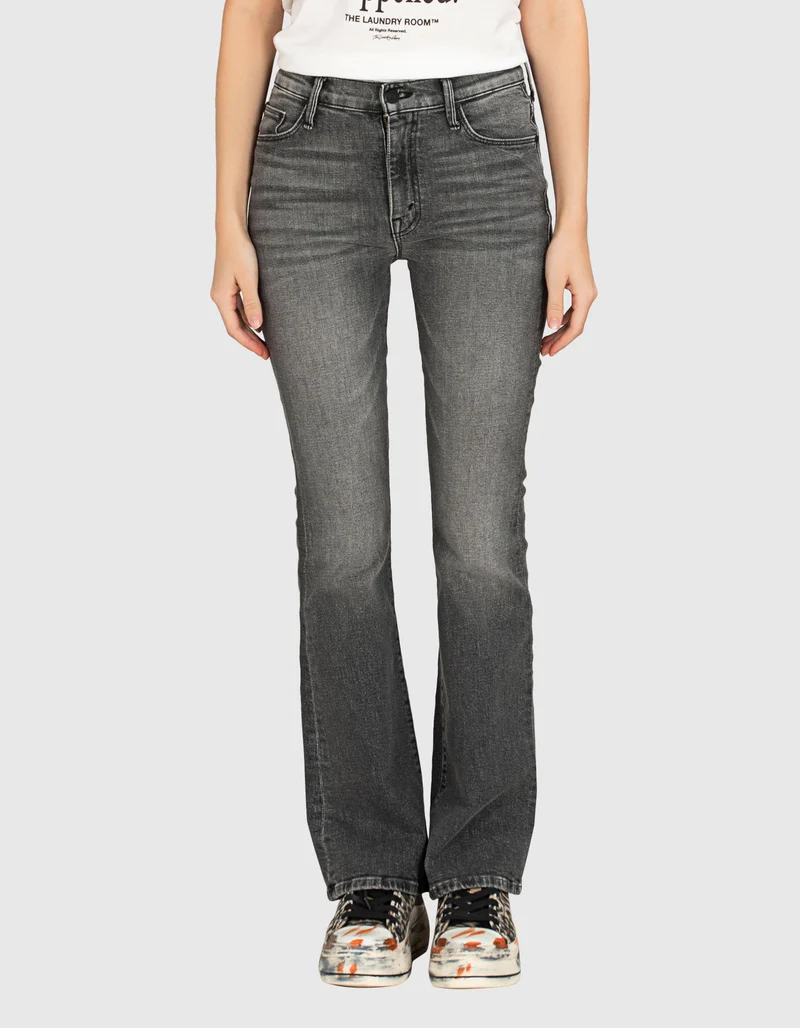 Washed-Out Bootcut Jeans
