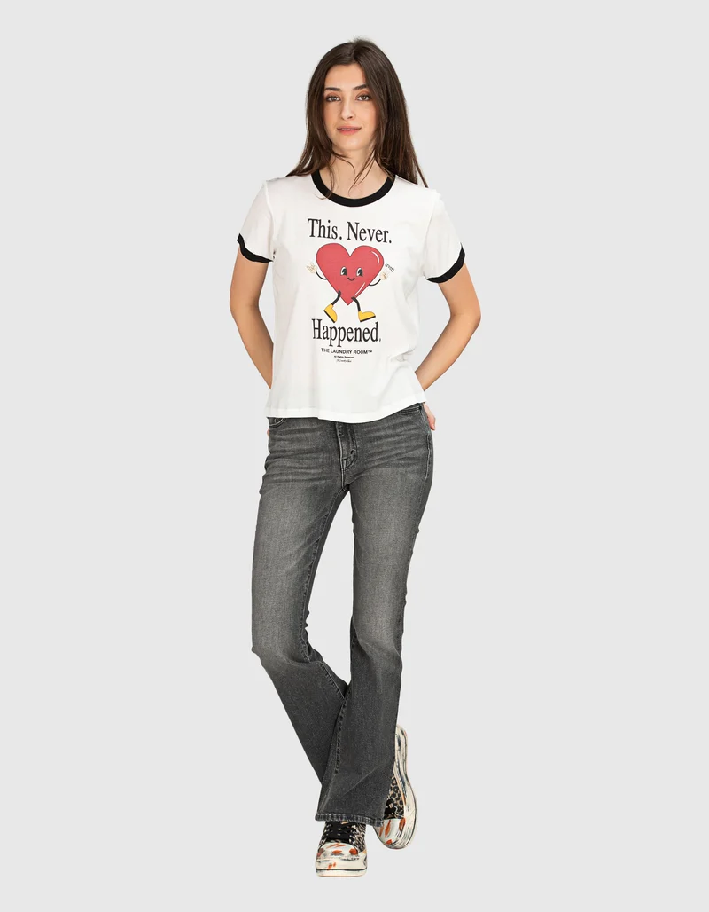 Washed-Out Bootcut Jeans
