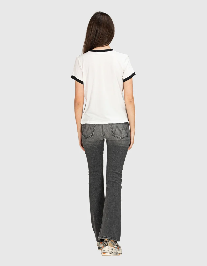 Washed-Out Bootcut Jeans