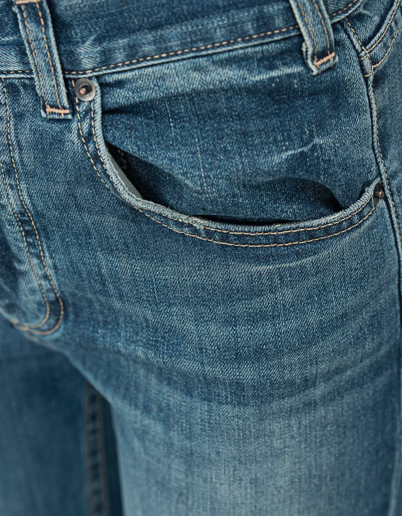 Washed-Out Bootcut Jeans Terrell