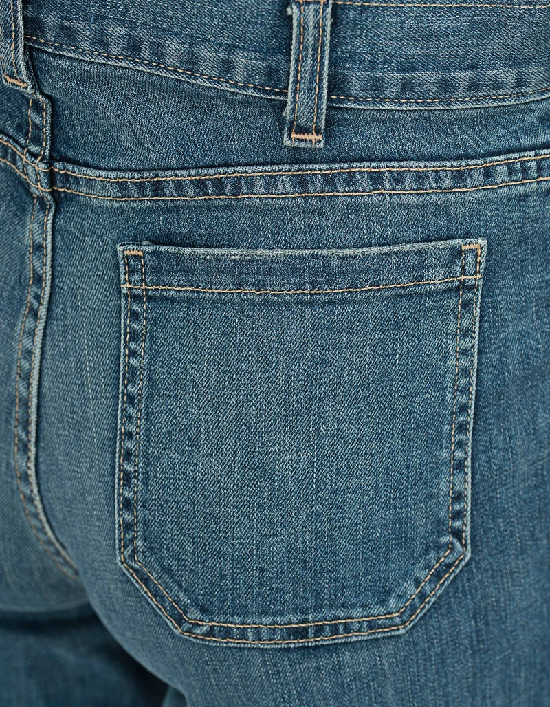 Washed-Out Bootcut Jeans Terrell