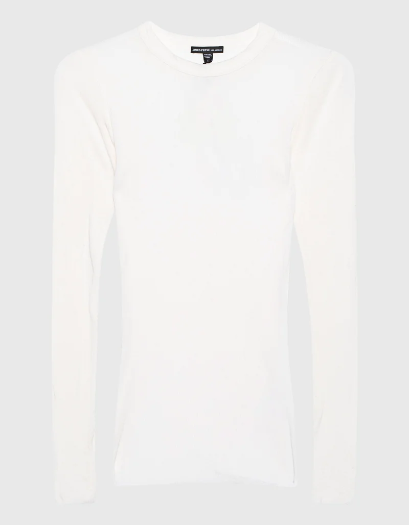 Baumwoll Longsleeve mit Kaschmir Anteil
