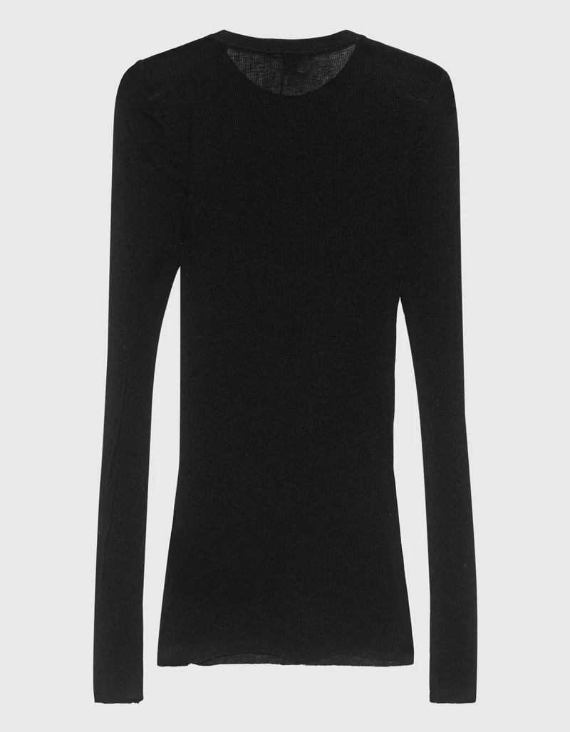Baumwoll Longsleeve mit Kaschmir Anteil
