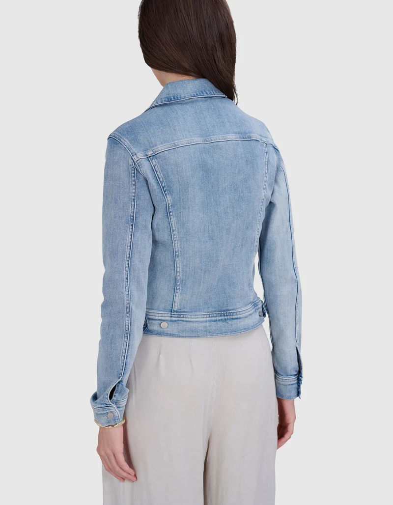 Washed-Out Jeansjacke