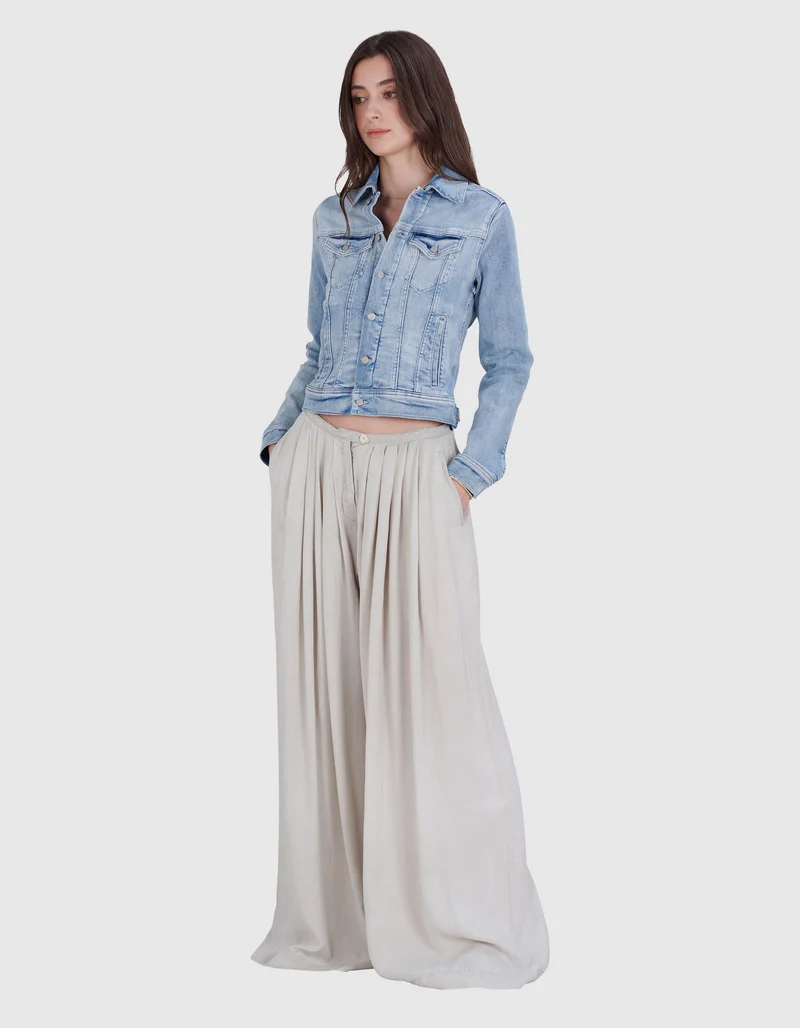 Washed-Out Jeansjacke
