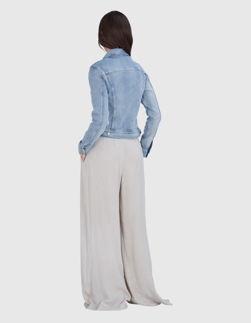 Washed-Out Jeansjacke