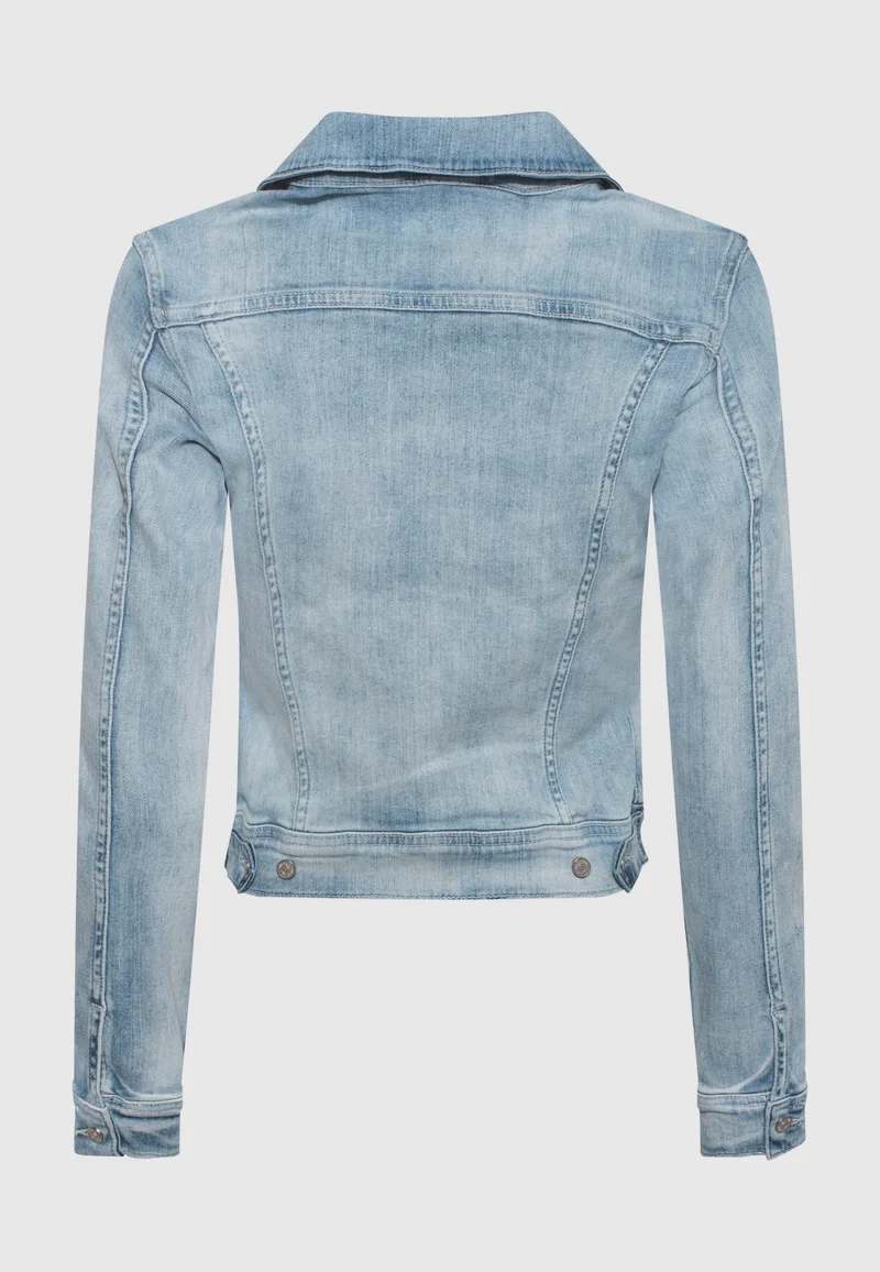 Washed-Out Jeansjacke