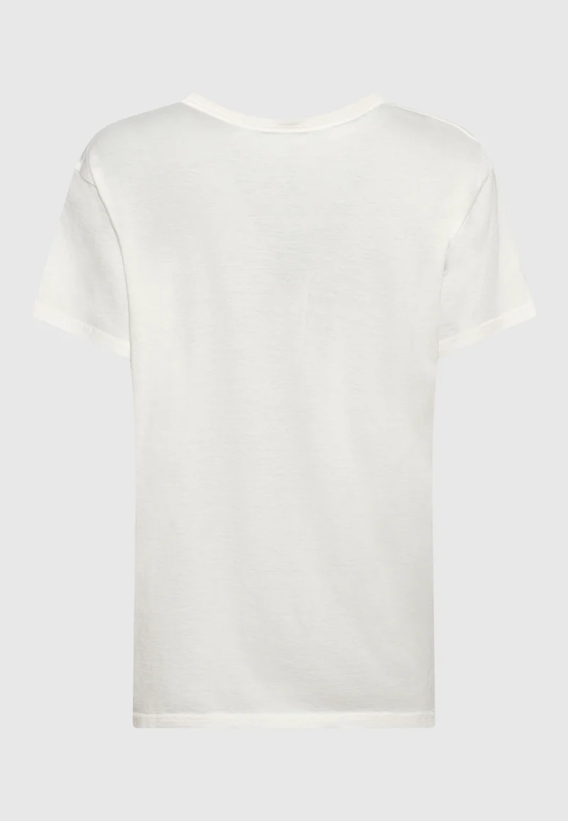 Bedrucktes Oversize-T-Shirt mit Kaschmir-Anteil