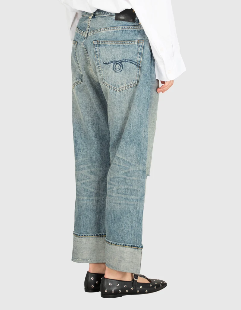 Washed-Out Boyfriend-Jeans