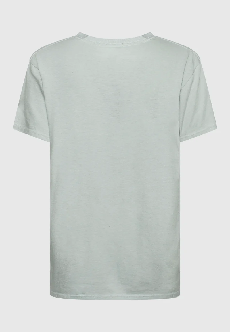 Bedrucktes Oversize-T-Shirt mit Kaschmir-Anteil