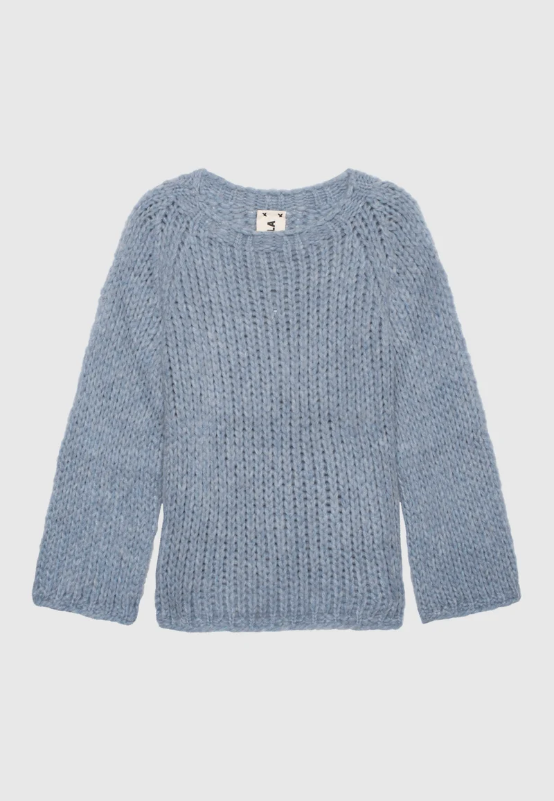 Kaschmir-Pullover mit Rundhalsausschnitt