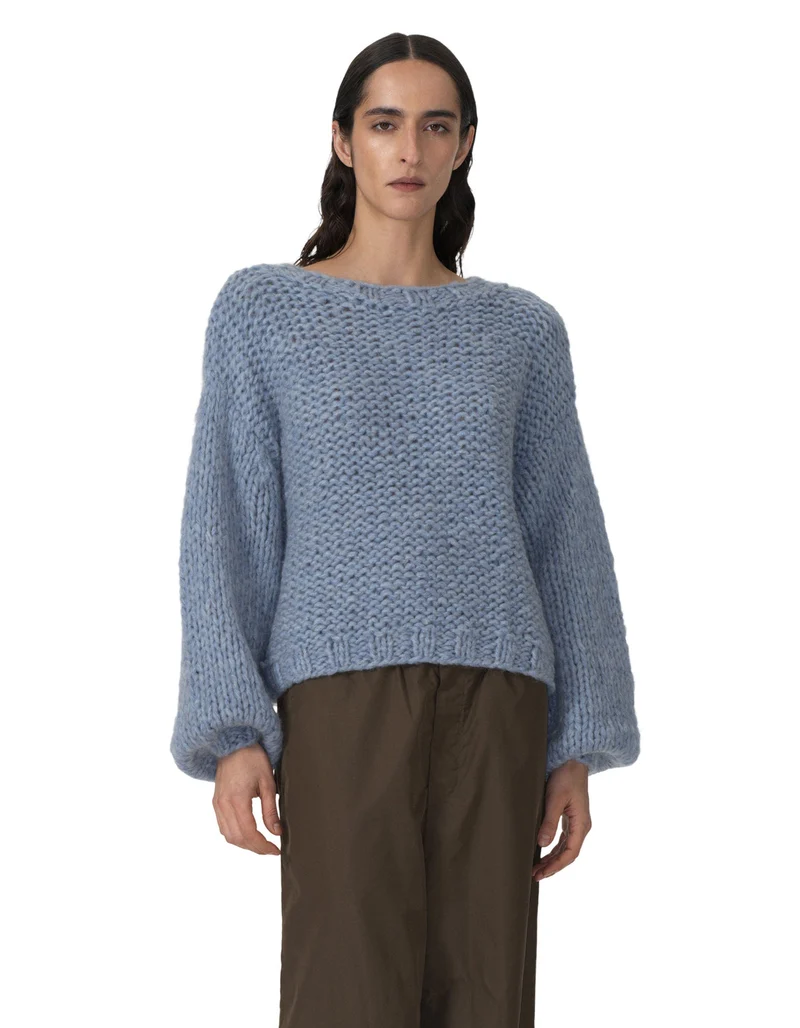 Kaschmir-Pullover mit Rundhalsausschnitt