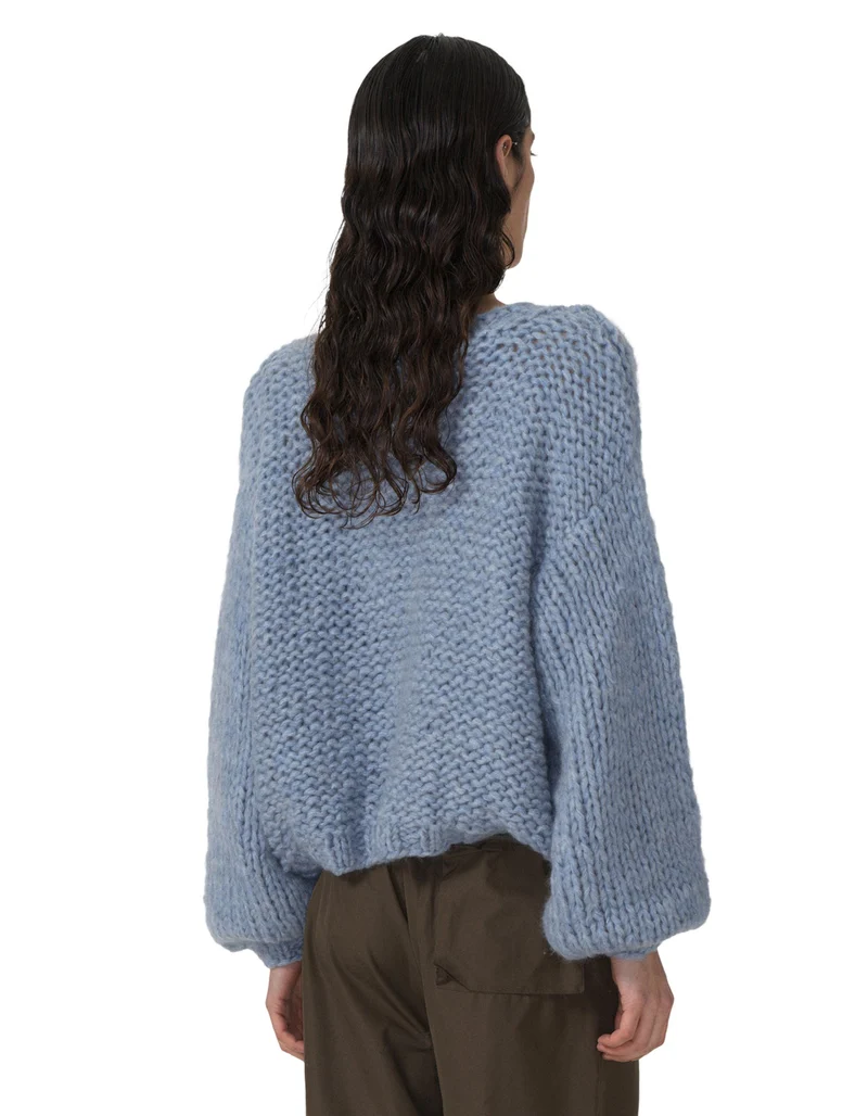 Kaschmir-Pullover mit Rundhalsausschnitt