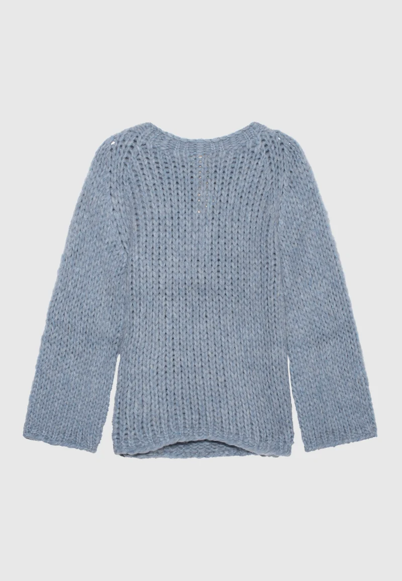 Kaschmir-Pullover mit Rundhalsausschnitt