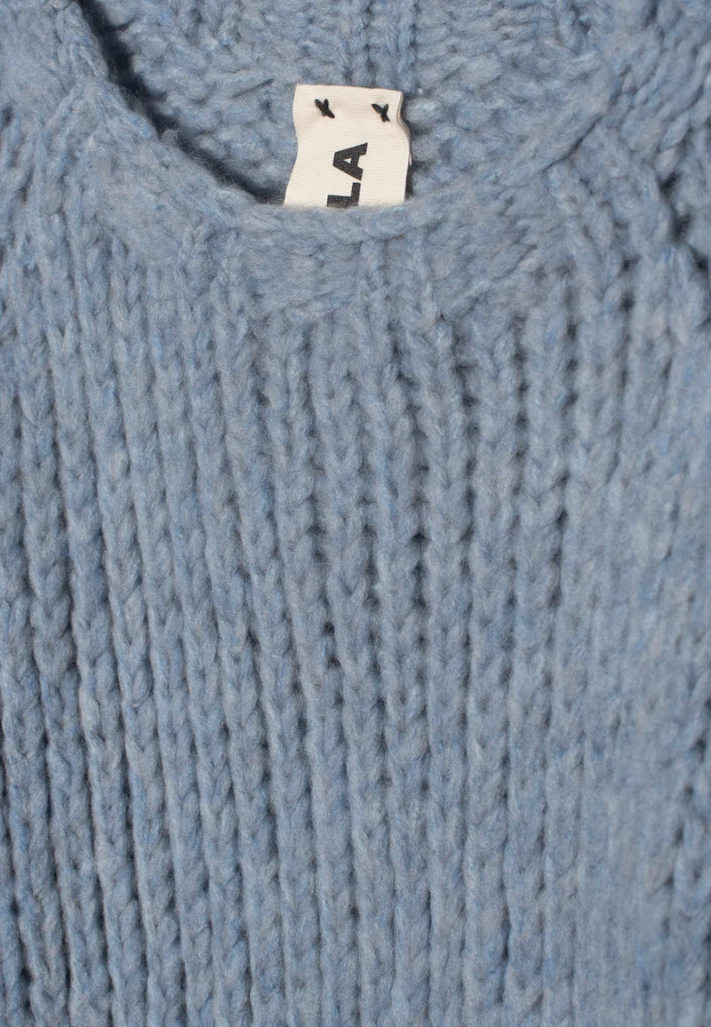 Kaschmir-Pullover mit Rundhalsausschnitt
