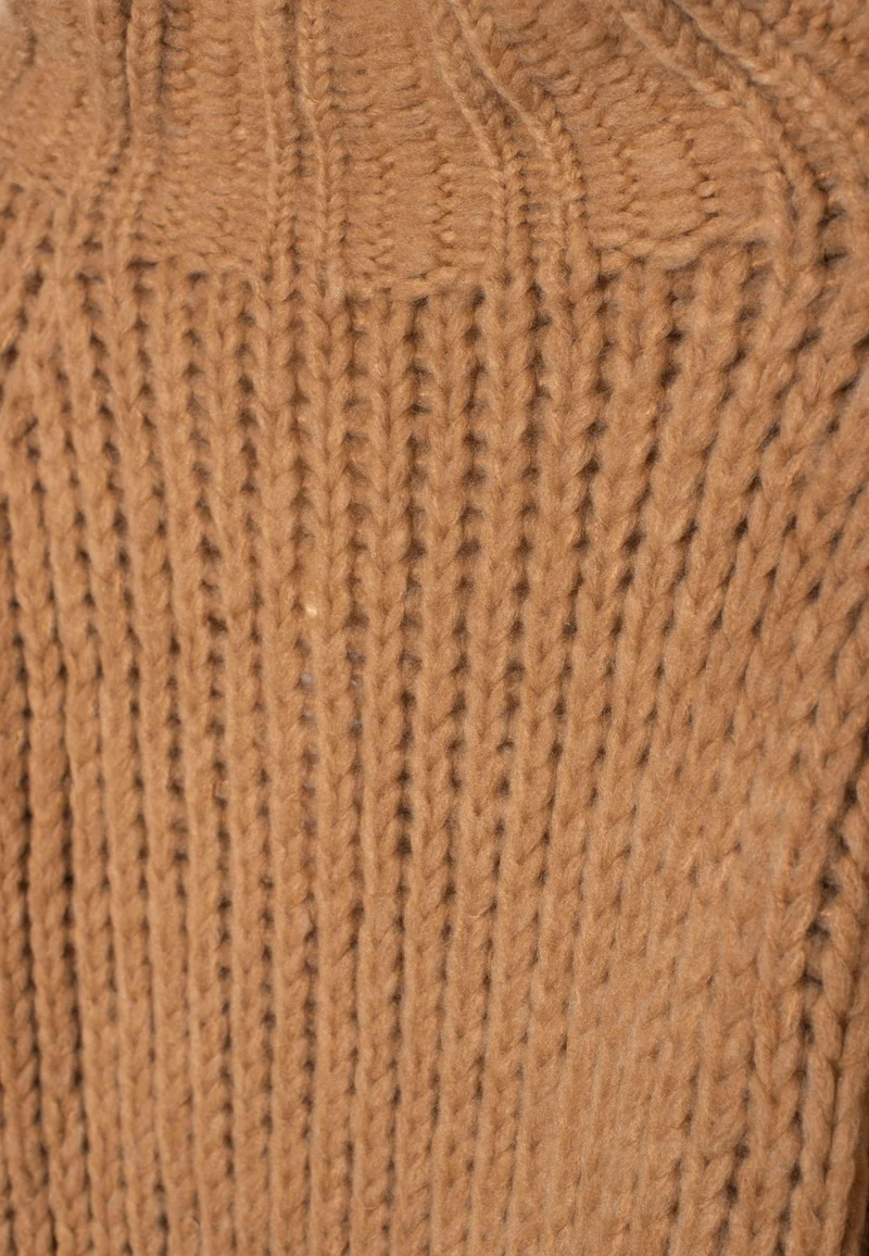 Kaschmir-Pullover mit Stehkragen