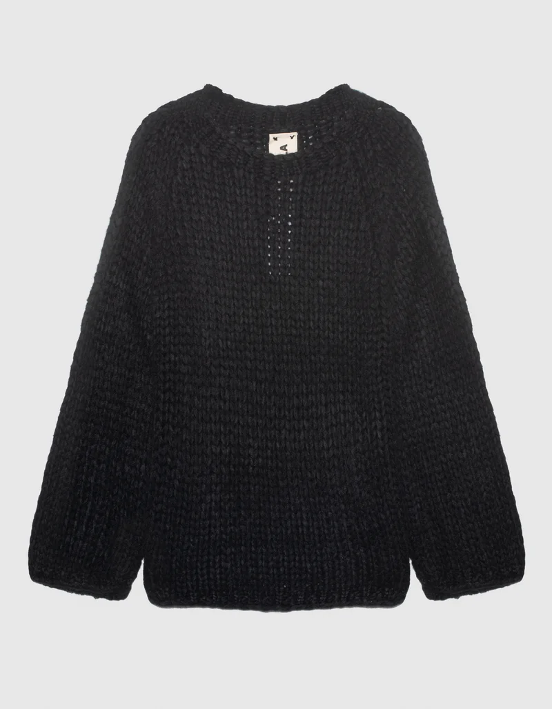 Kaschmir-Pullover mit Rundhalsausschnitt
