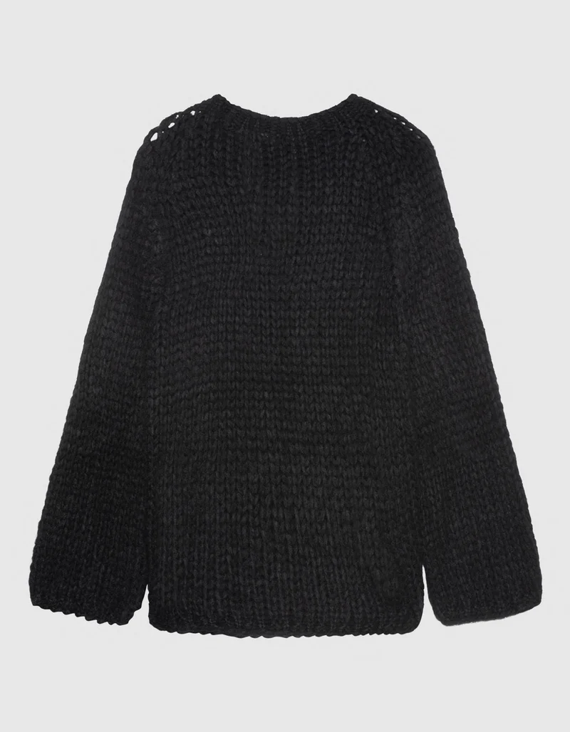 Kaschmir-Pullover mit Rundhalsausschnitt