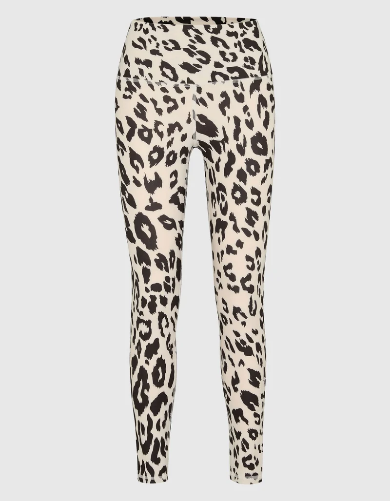 Gemusterte High-Rise Active Leggings