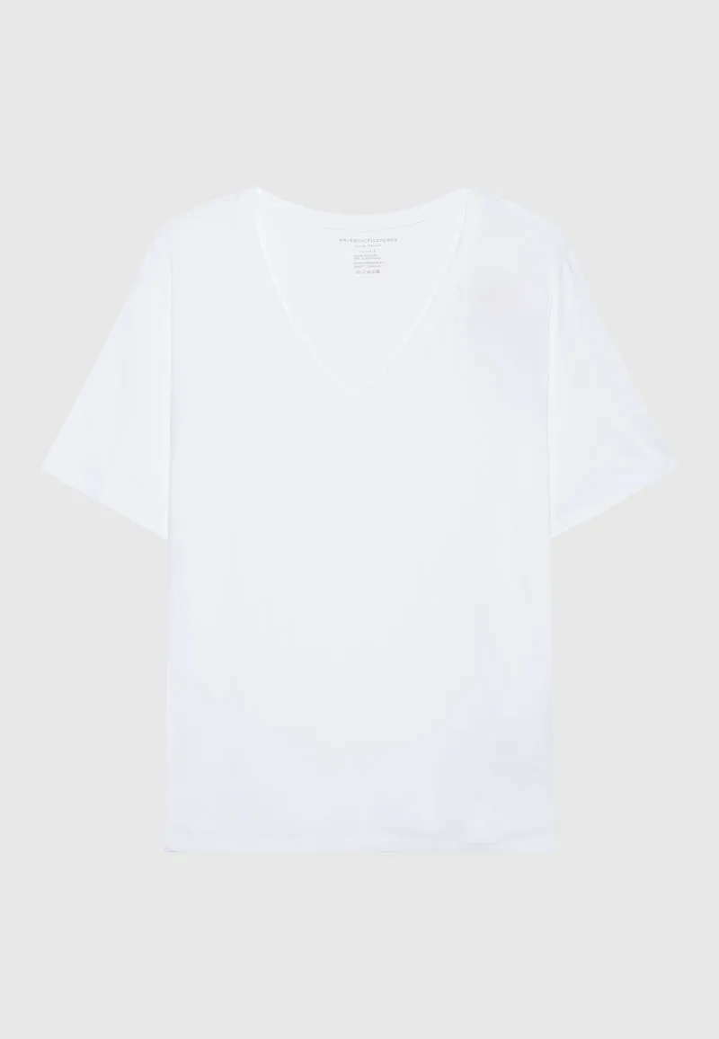 T-Shirt mit V-Ausschnitt