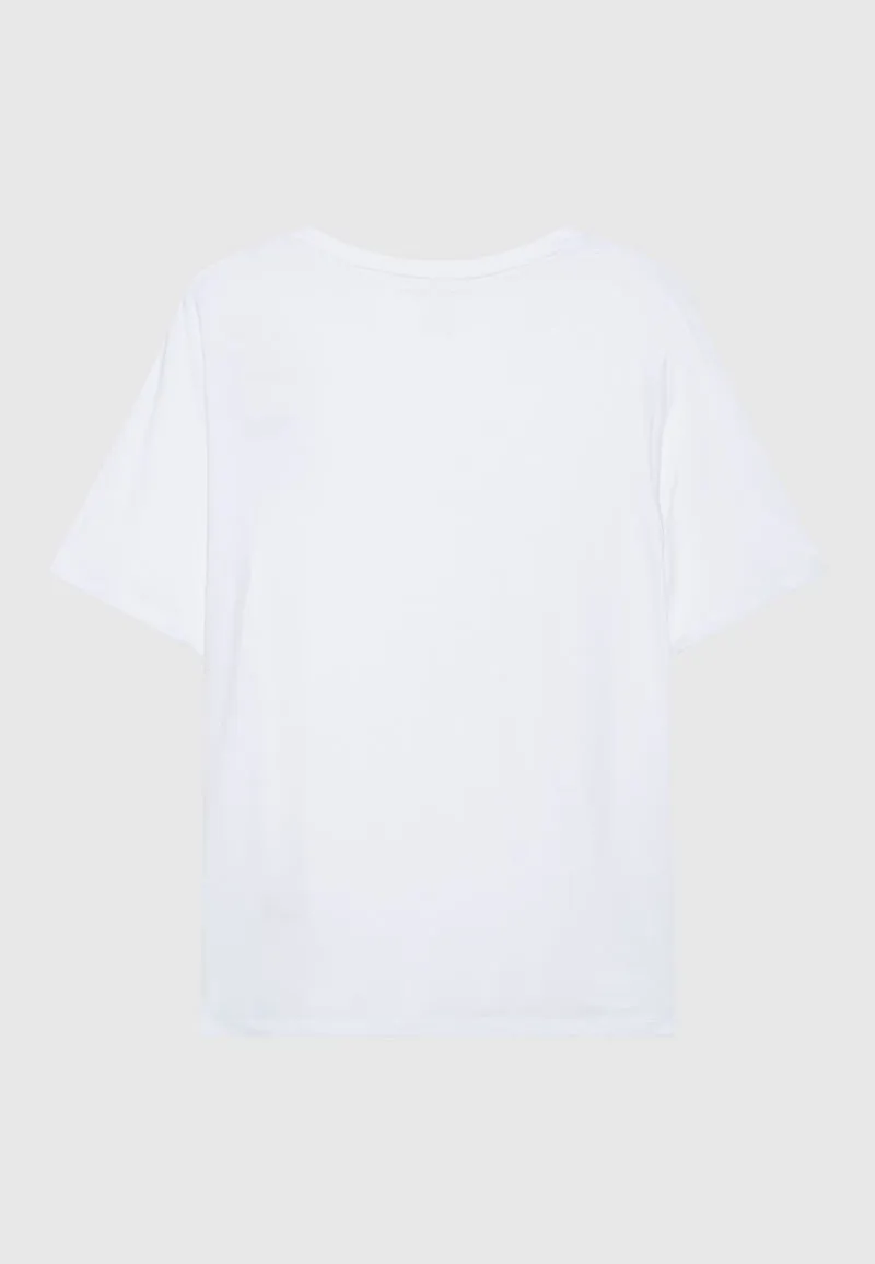 T-Shirt mit V-Ausschnitt