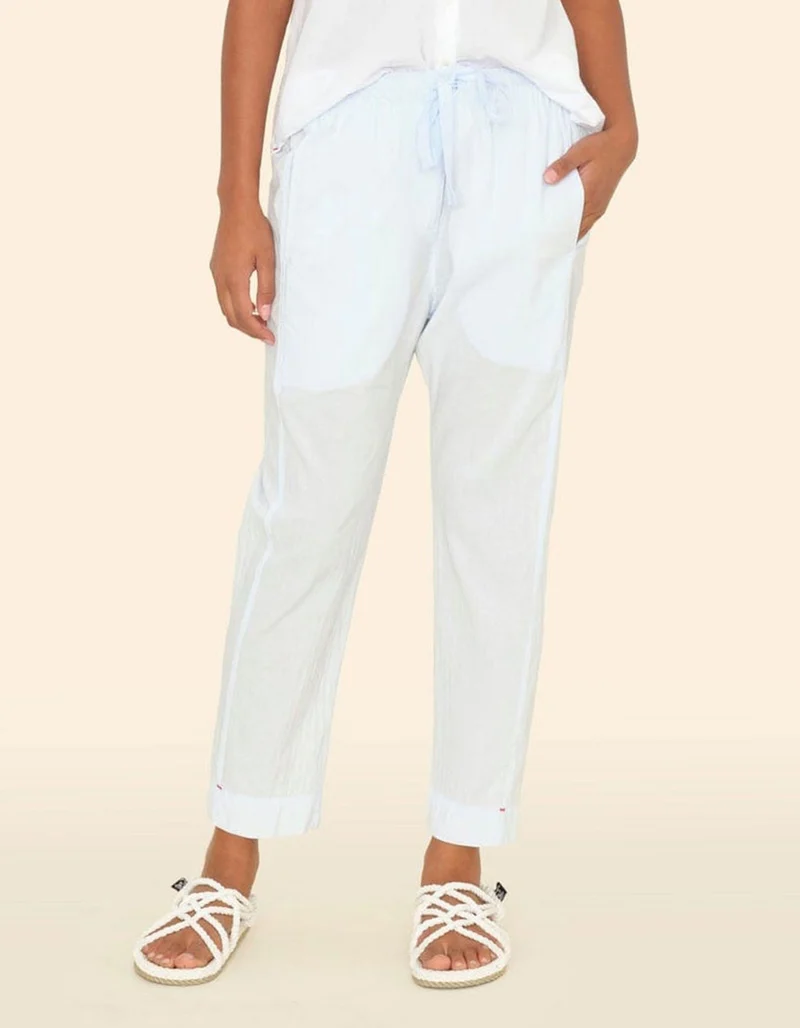 Wide-Leg Hose Draper mit Tunnelzug