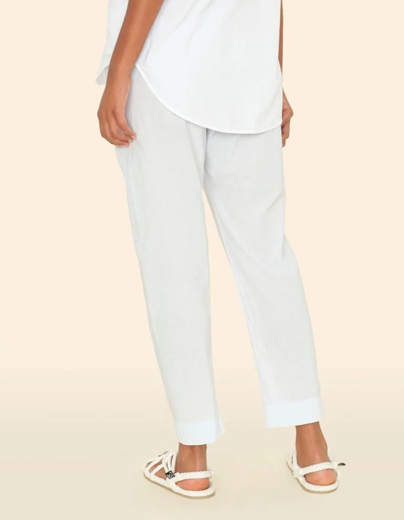 Wide-Leg Hose Draper mit Tunnelzug