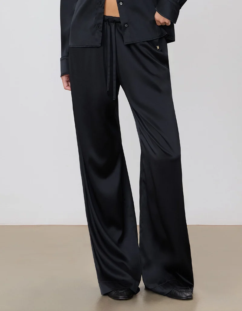 Seiden-Mix Wide-Leg Hose Brody
