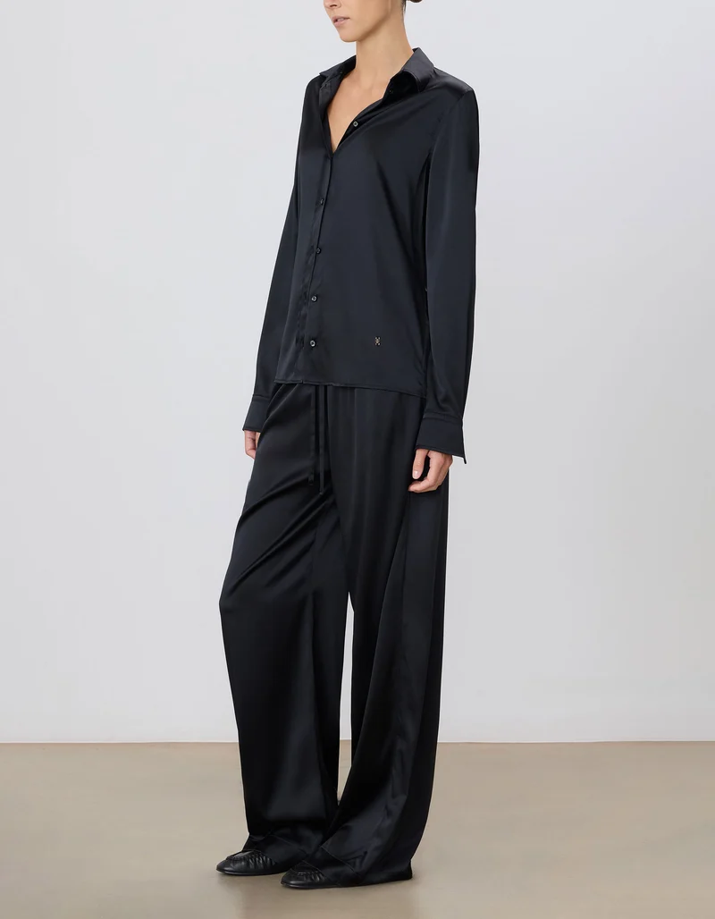 Seiden-Mix Wide-Leg Hose Brody