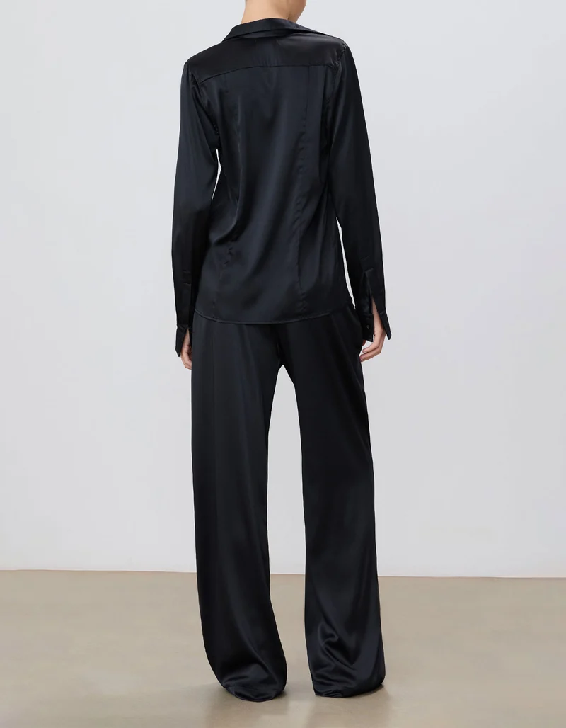 Seiden-Mix Wide-Leg Hose Brody