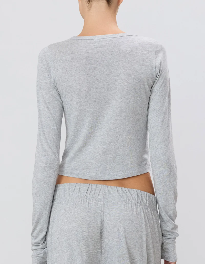 Longsleeve mit Rundhalsausschnitt