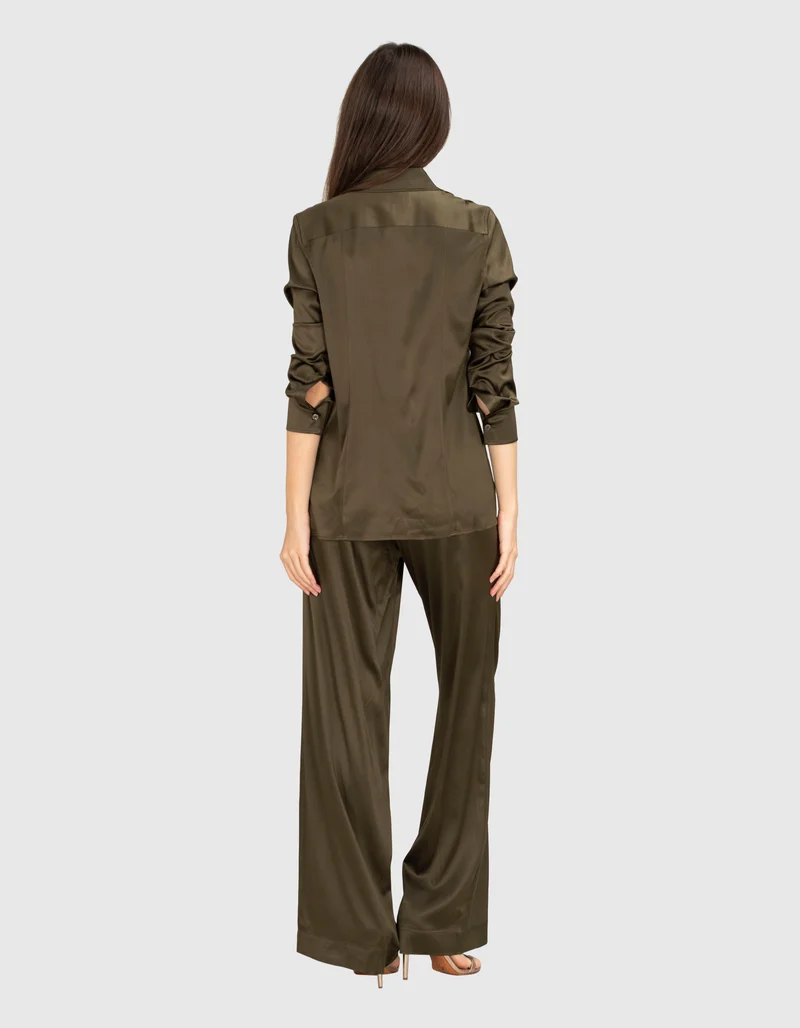 Seiden-Mix Wide-Leg Hose Brody