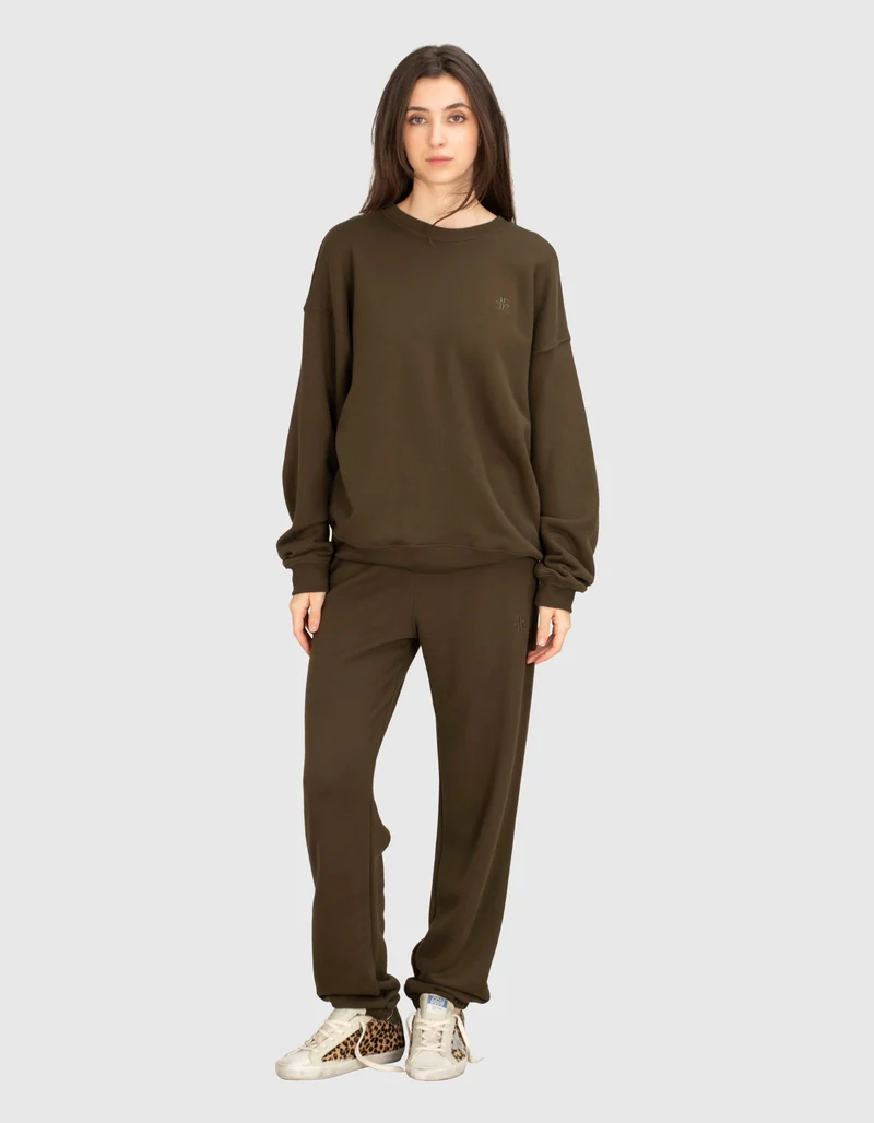 Loose-Fit Jogginghose mit Logo-Stickerei