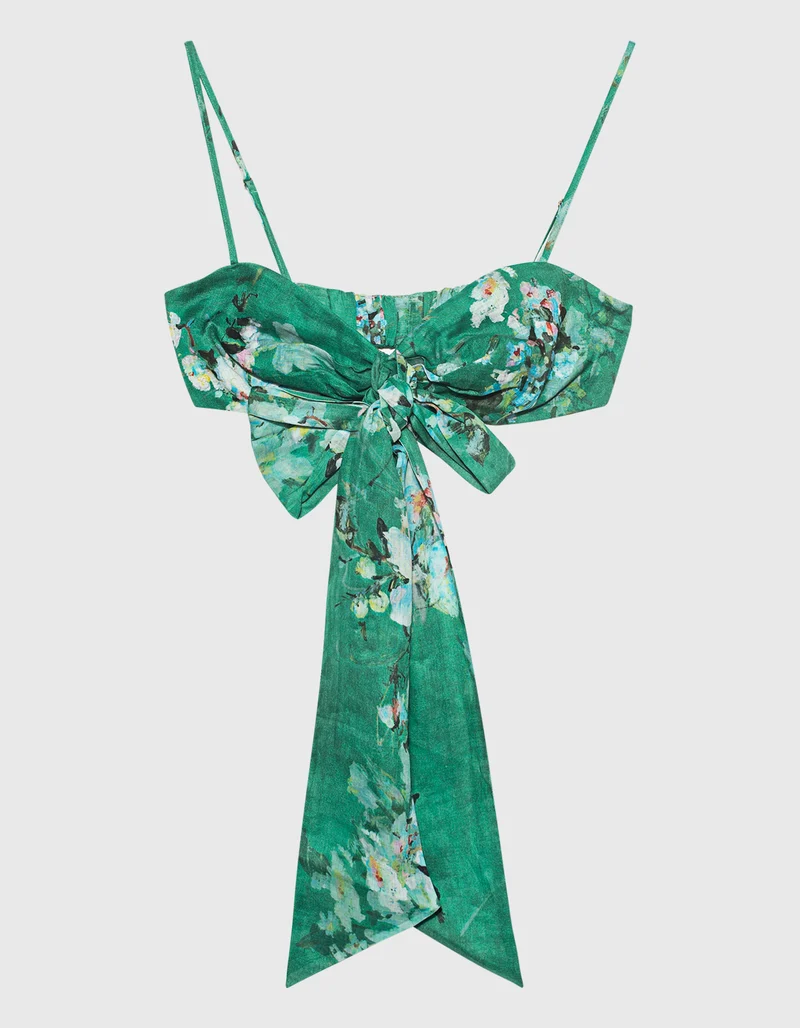 Gemusterter Bralette Everley mit abnhembaren Träger