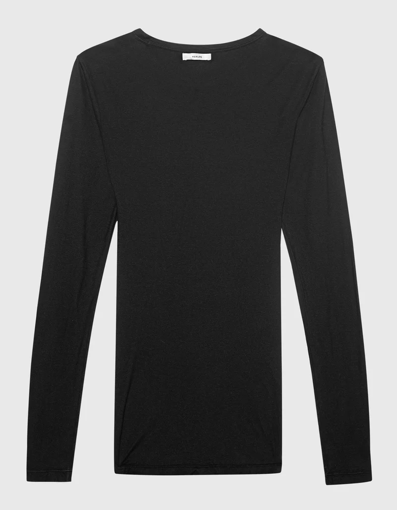 Longsleeve mit Raffungen