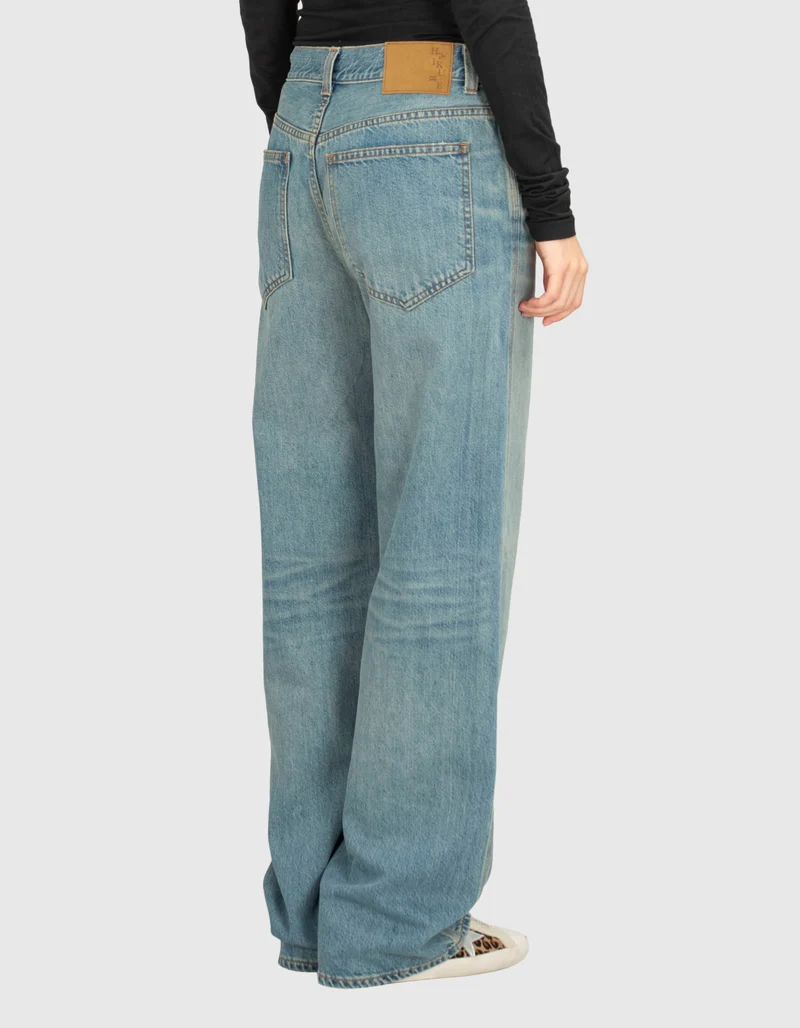 Washed-Out Wide-Leg Jeans Winona