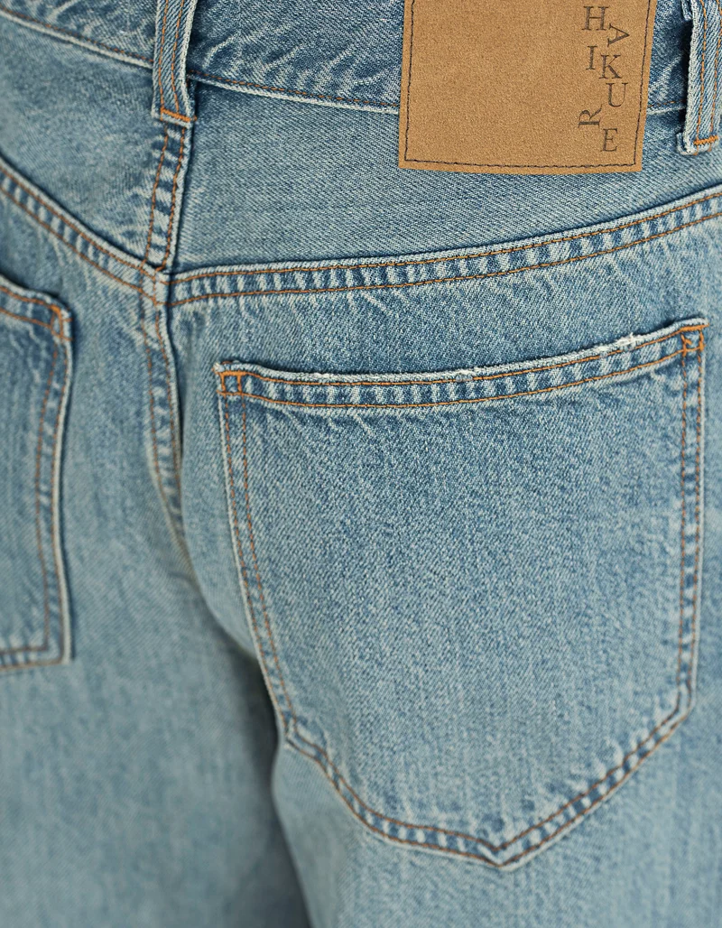 Washed-Out Wide-Leg Jeans Winona