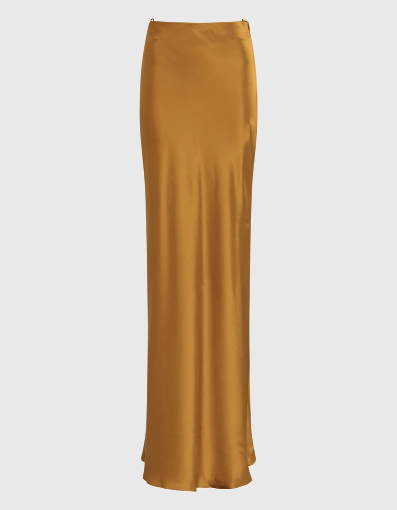 Satin Maxi-Rock