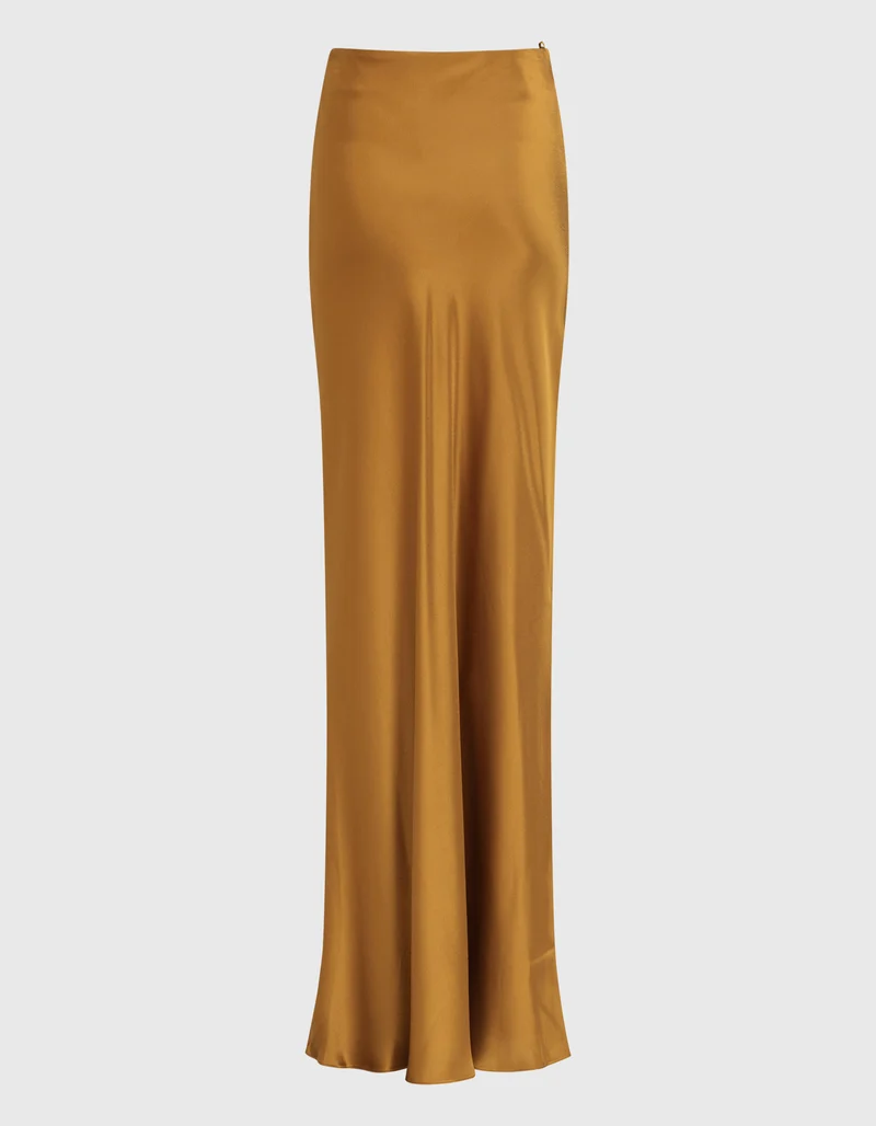 Satin Maxi-Rock