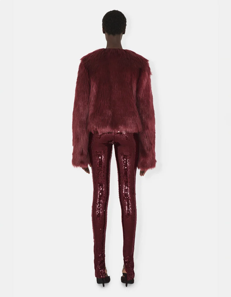 Oversized Faux-Fur Jacke