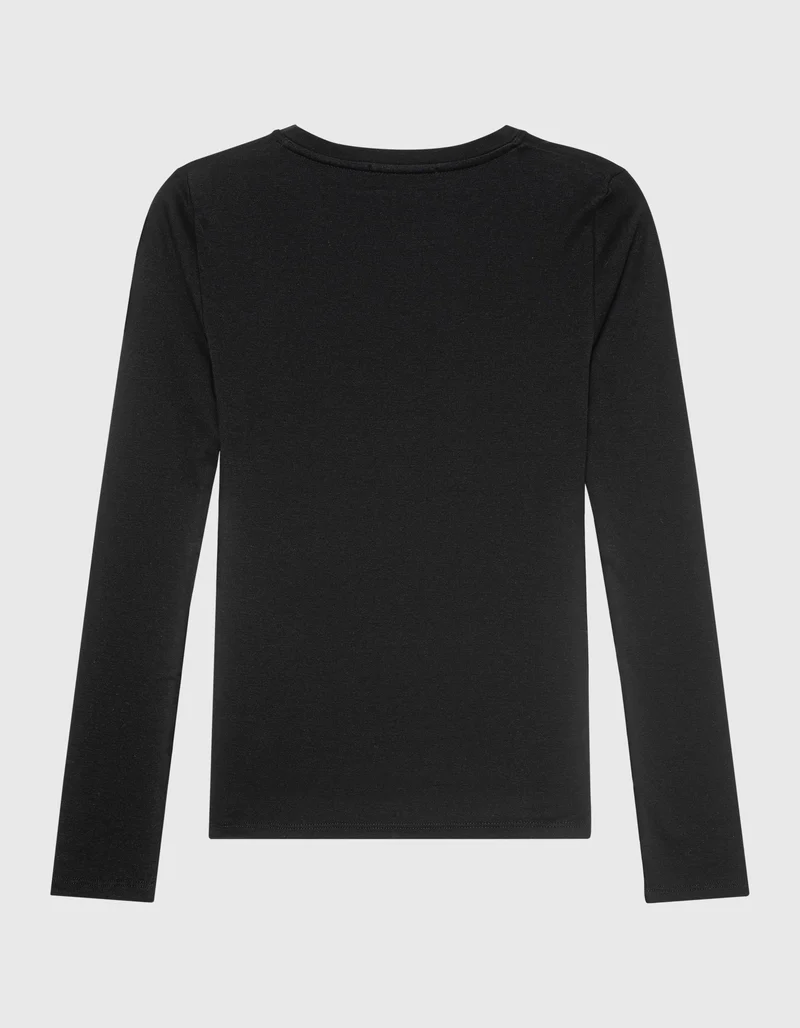 Longsleeve Emelie mit Runhalsausschnitt