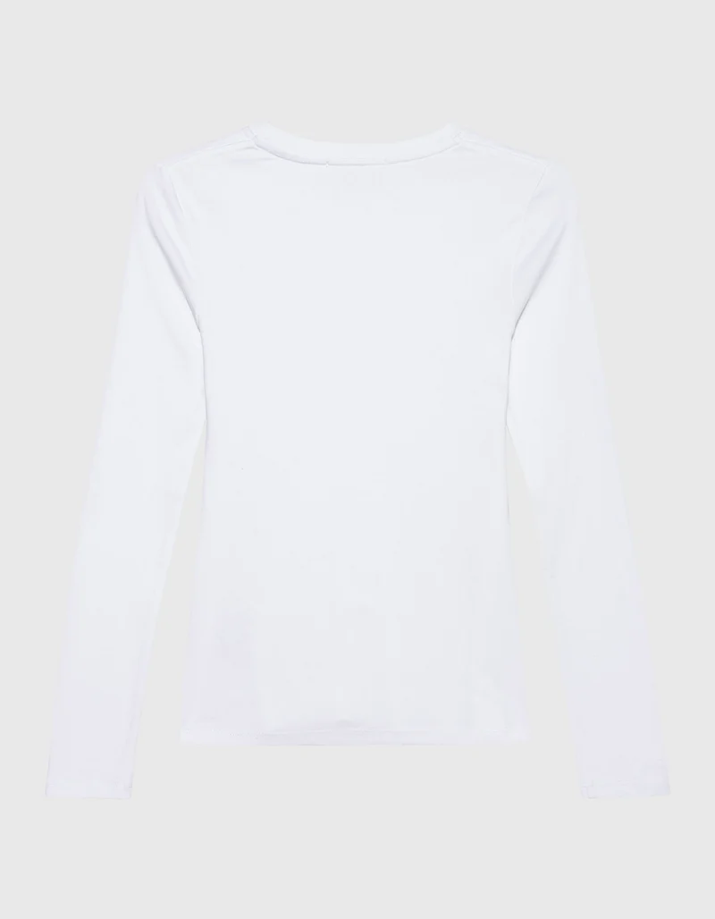 Longsleeve Emelie mit Runhalsausschnitt