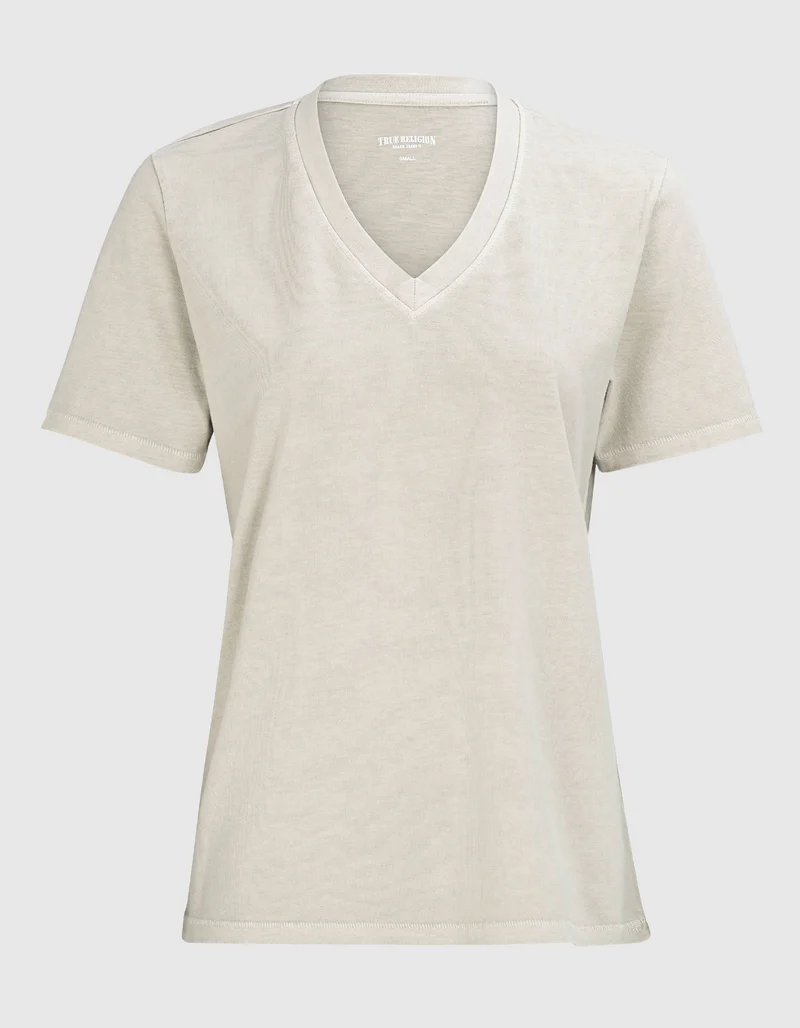 T-Shirt mit V-Ausschnitt
