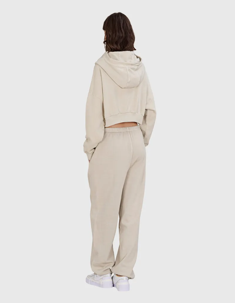 Cropped Zipper Hoodie