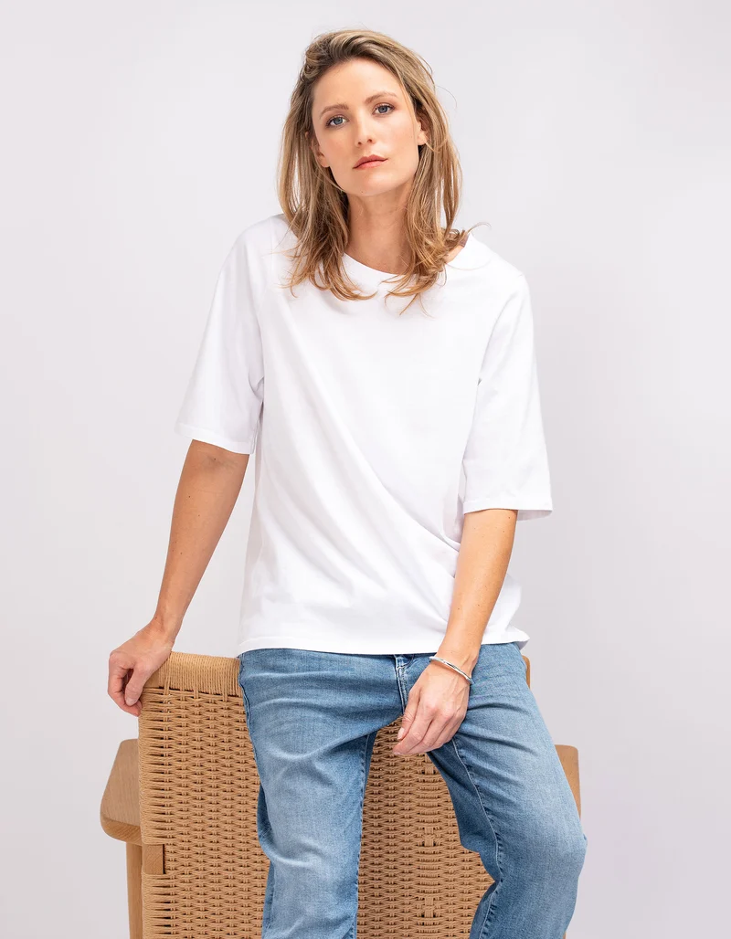T-Shirt mit Rundhalsausschnitt