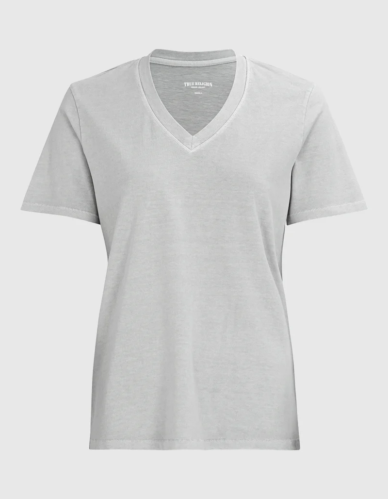 T-Shirt mit V-Ausschnitt