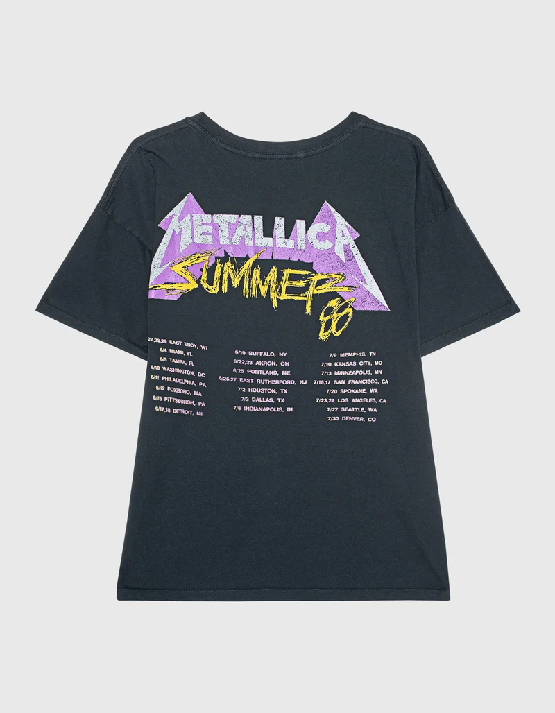 Bedrucktes Oversize-T-Shirt mit Glitter-Finish