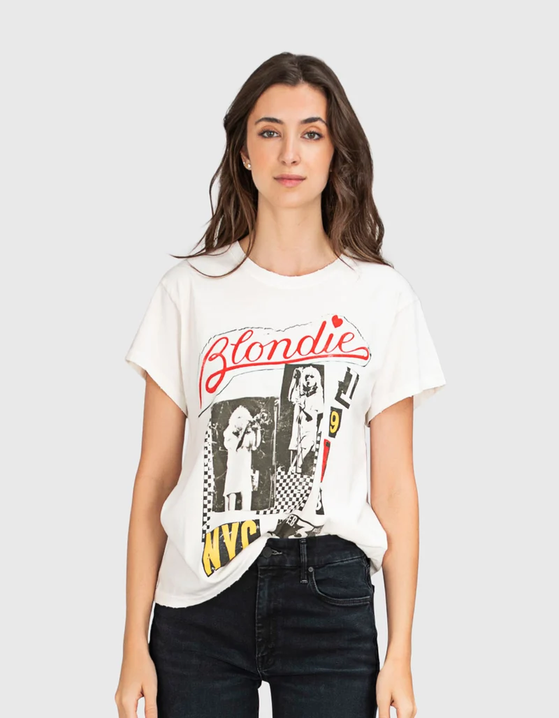 Bedrucktes Destroyed T-Shirt