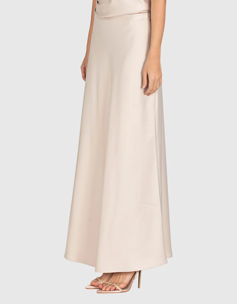 Maxi-Satin-Rock